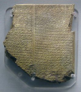 La historia de Noé como está mencionada en la Epopeya de Gilgamesh